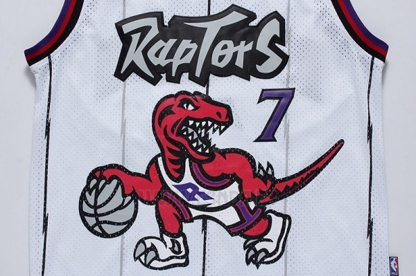 Camiseta Toronto Raptors Kyle Lowry #7 Retro Blanco
